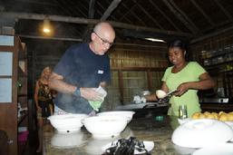 cooking, pulau pef, restaurant, guest comments, raja4divers