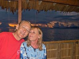 diving resort, holidays, raja ampat, indonesia, sunset