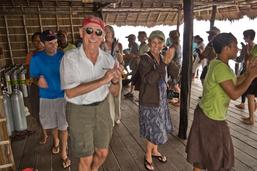 dancing, raja ampat, dive resort, indonesia