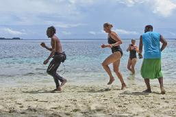 dive guides raja ampat, indonesia dancing, dance raja ampat