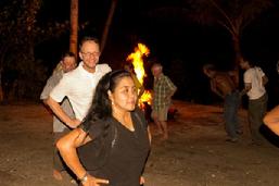 local performance raja ampat, dancing raja ampat, fire west papua