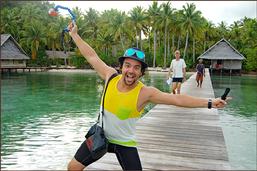 raja ampat, diving, scuba, coral reef, indonesia, papua, scuba dive, BCD, pulau pef, pef island, underwater, PADI, sunset, lounge, party