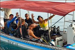 raja ampat, diving, scuba, coral reef, indonesia, papua, scuba dive, BCD, pulau pef, pef island, underwater, PADI, sunset, lounge, party