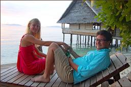 raja ampat, diving, scuba, coral reef, indonesia, papua, scuba dive, BCD, pulau pef, pef island, underwater, PADI, sunset, lounge, party