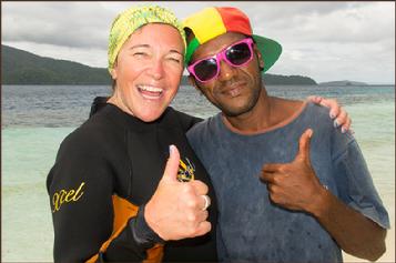 raja ampat, diving, scuba, coral reef, indonesia, papua, scuba dive, BCD, pulau pef, pef island, underwater, PADI, sunset, lounge, party